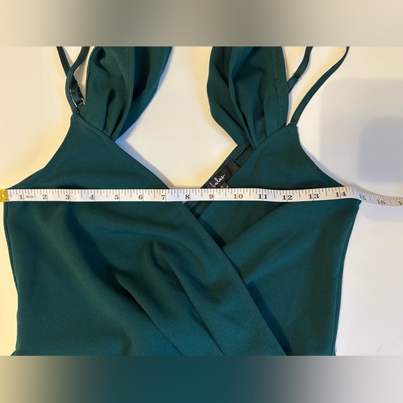 Lulus Love So Sweet Hunter Green Off-the-Shoulder Bodycon Dress || Size S - Picture 6 of 6